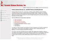 Tablet Screenshot of forensicservices.ca